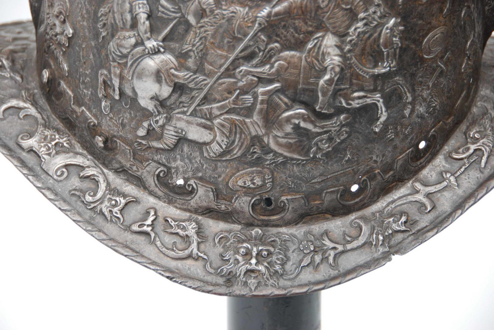 buy rare European antique armor Italian helmet Morion. Second half of the 16th century