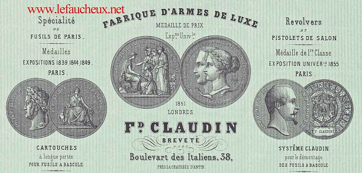 fabrique d'armes de lux claudin
