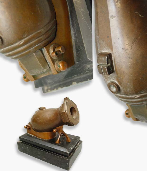 Japanese-signal-mortar. Antique Japanese signal mortar